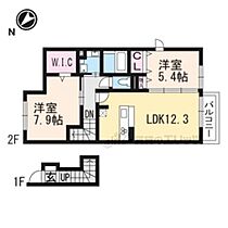 滋賀県大津市大将軍１丁目（賃貸アパート2LDK・1階・64.51㎡） その2