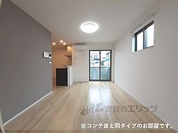 JR東海道・山陽本線 草津駅 徒歩14分の賃貸アパート 3階1LDKのリビング/ダイニング