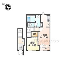 フリージア 1LDKの間取図画像
