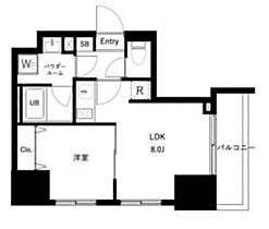 アーバンパーク王子II  ｜ 東京都北区王子1丁目（賃貸マンション1LDK・8階・30.87㎡） その2