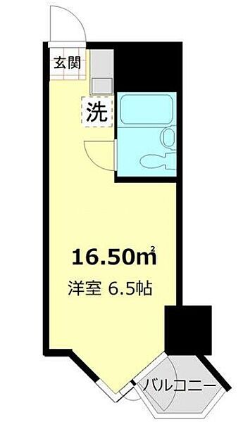 東京ベイビュウ ｜東京都港区芝浦4丁目(賃貸マンション1R・2階・16.50㎡)の写真 その2