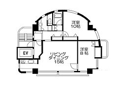 パラッツォ大山の間取図画像