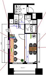シティインデックス西五反田の間取図画像