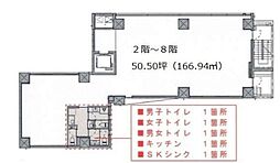 六本木三幸ビルの間取図画像