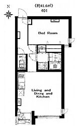 カーサ麻布ANNEXの間取図画像