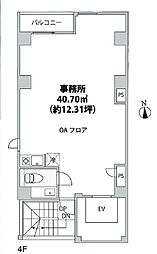 リヨンドール秋葉原の間取図画像