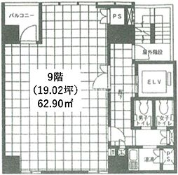 京橋東邦センタービルの間取図画像