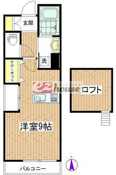 Ｇ－ＨＯＵＳＥ ｜東京都杉並区上井草１丁目(賃貸アパート1R・3階・30.57㎡)の写真 その2