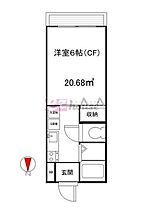 東京都中野区東中野４丁目（賃貸アパート1K・1階・20.68㎡） その2