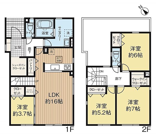 間取りを拡大表示