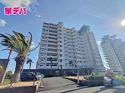 外観：海が見える「1LDK」ラグーナテンボスまで徒歩10分圏内！ペットと暮らせるお住まいです！