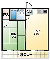 シティハイツ中町  ｜ 大阪府門真市中町（賃貸マンション1LDK・3階・27.00㎡） その2