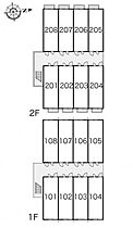 レオパレス境橋 201 ｜ 大阪府寝屋川市境橋町14-8（賃貸アパート1K・2階・22.35㎡） その4