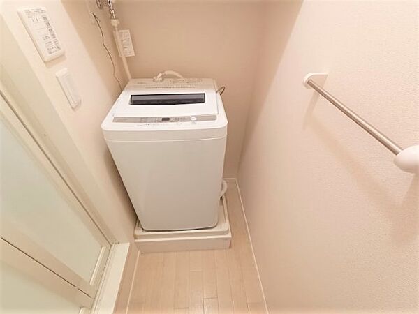 画像9:室内洗濯機置き場です。