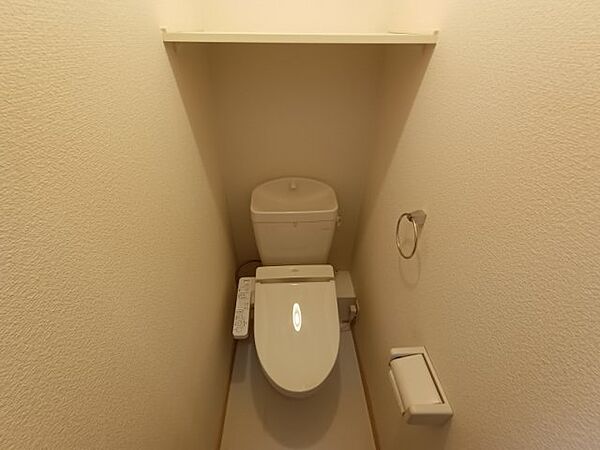 画像11:トイレには棚が設置されています。