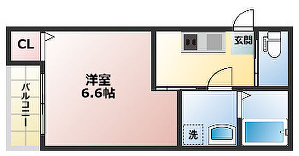 ALEGRIA寝屋川平池町 ｜大阪府寝屋川市平池町(賃貸アパート1K・1階・27.70㎡)の写真 その2