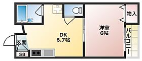 ディム向島  ｜ 大阪府門真市向島町（賃貸マンション1DK・2階・27.30㎡） その2