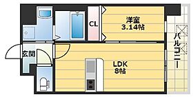 ART shinmori  ｜ 大阪府大阪市城東区古市3丁目（賃貸マンション1LDK・4階・28.30㎡） その2