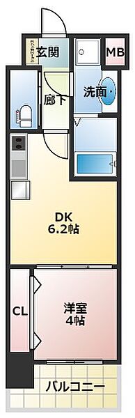 Alivis北梅田 802｜大阪府大阪市北区本庄西2丁目(賃貸マンション1LDK・8階・26.93㎡)の写真 その2