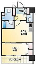 スプランディッドセブン  ｜ 大阪府大阪市淀川区加島1丁目（賃貸マンション1LDK・6階・33.67㎡） その2