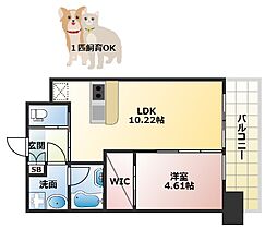 プレジオ阿波座  ｜ 大阪府大阪市西区川口3丁目（賃貸マンション1LDK・13階・35.42㎡） その2