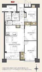 間取図画像 3LDK