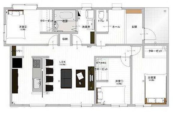 間取りを拡大表示