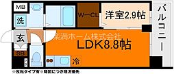 京都市南区東九条南石田町マンション 1LDKの間取図画像