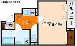 ヒカルサ京都北山栗栖I 2階