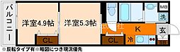 ARCOBALENO KYOTO NISHIKYOGOKU 2Kの間取図画像