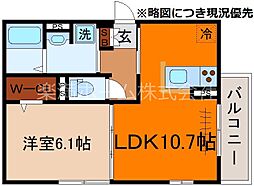 GRAMM御陵荒木B 2階