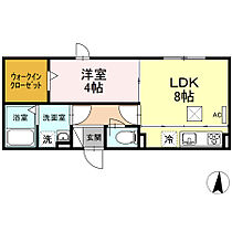 D-Room Sashie（ディールームサシエ） 101 ｜ 岐阜県岐阜市高森町４丁目（賃貸アパート1LDK・1階・33.75㎡） その2