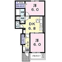 プリートカーサＡ 102 ｜ 岐阜県本巣市政田（賃貸アパート1LDK・1階・46.79㎡） その2