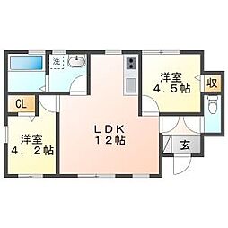 リーブルファイン島栄町 1階