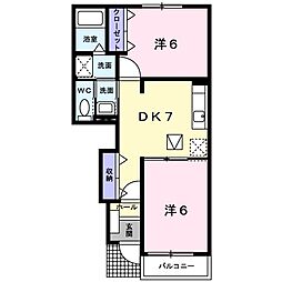リバーサイドホヅミII 1階