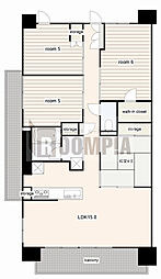サンメゾン岐阜長良エルド 4LDKの間取図画像