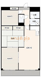 THET.O.M 3LDKの間取図画像