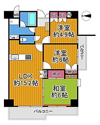 間取図画像 3LDK
