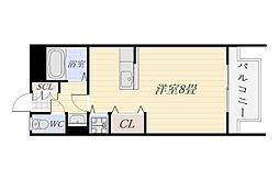 Centenario ワンルームの間取図画像