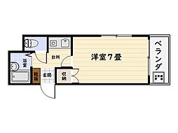 タイセイイン高麗 1Kの間取図画像