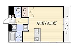 LaBellaVita ワンルームの間取図画像