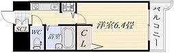 ライオンズマンション交通局前 1Kの間取図画像