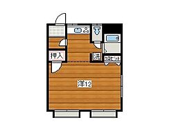 MandH 1Kの間取図画像