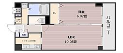 Fビル 1LDKの間取図画像