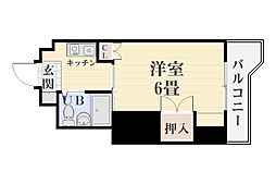 ハイツ星ヶ峯 1Kの間取図画像