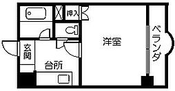 エントピア天保山第3 1Kの間取図画像