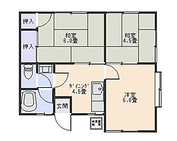 ミキハウス 3Kの間取図画像