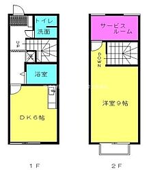 M&Y 1DKの間取図画像