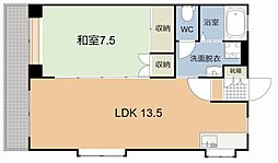 ラフィーネ桜ヶ丘 1LDKの間取図画像