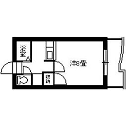 プレミールメゾン 1Kの間取図画像